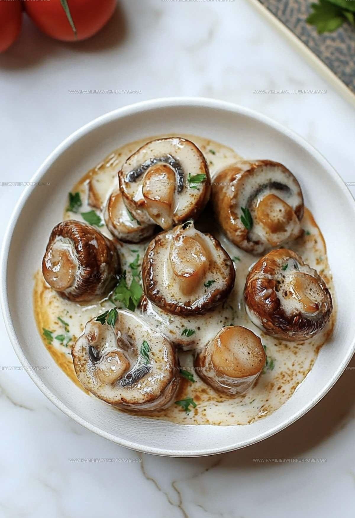 Tuscan Butter Mushrooms Recipe