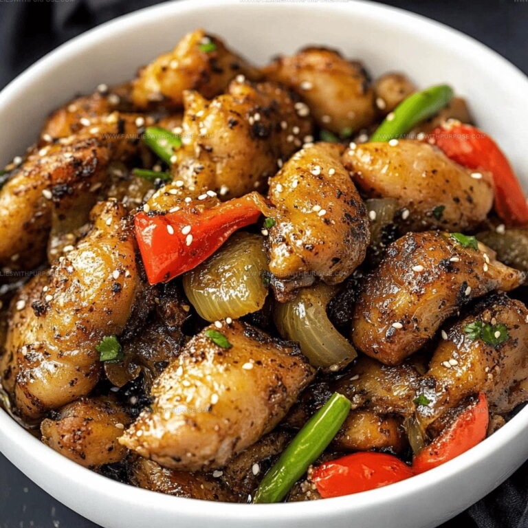 Bold Peppery Black Pepper Chicken Recipe