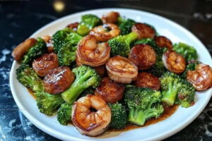 Sweet Honey Garlic Shrimp and Sausage Recipe