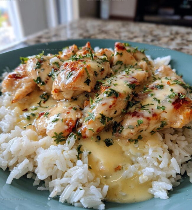 Garlic Butter Chicken with Parmesan Rice Cooking Instructions