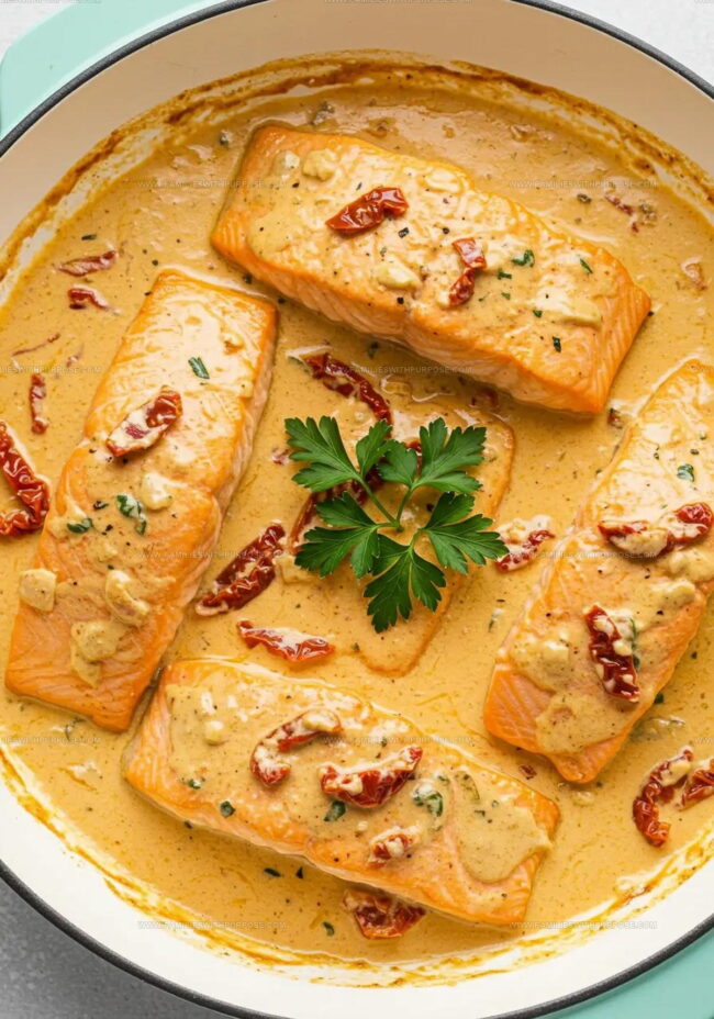 Preparing Marry Me Salmon Step by Step