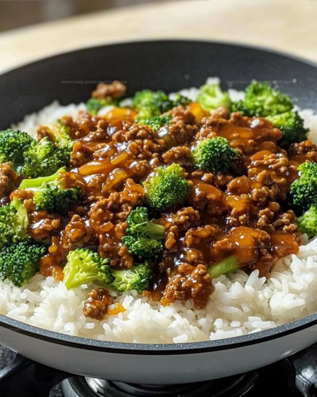 Smart Kitchen Notes For Honey Garlic Ground Beef And Broccoli