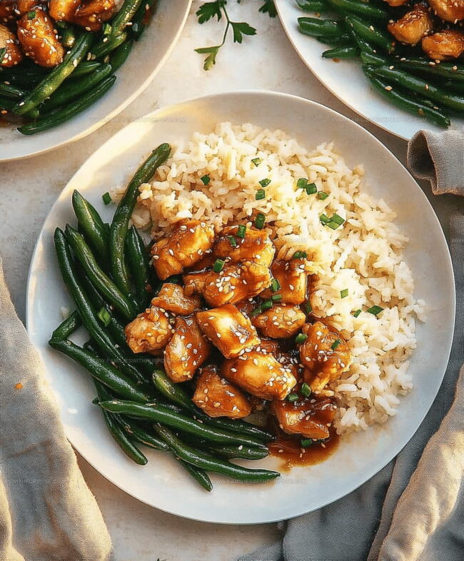 What Makes Sesame Chicken With Green Beans And Rice So Balanced