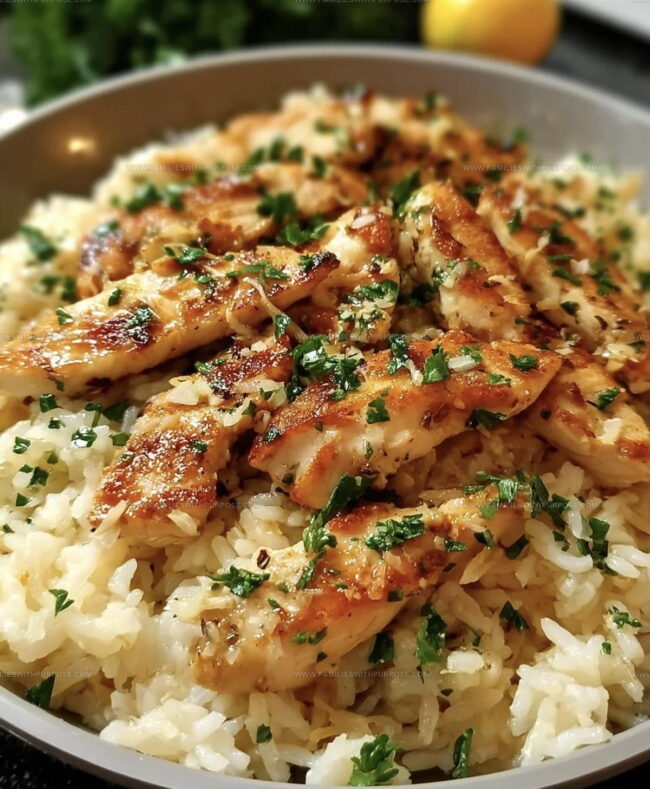 Why Chicken Scampi with Garlic Parmesan Rice Works
