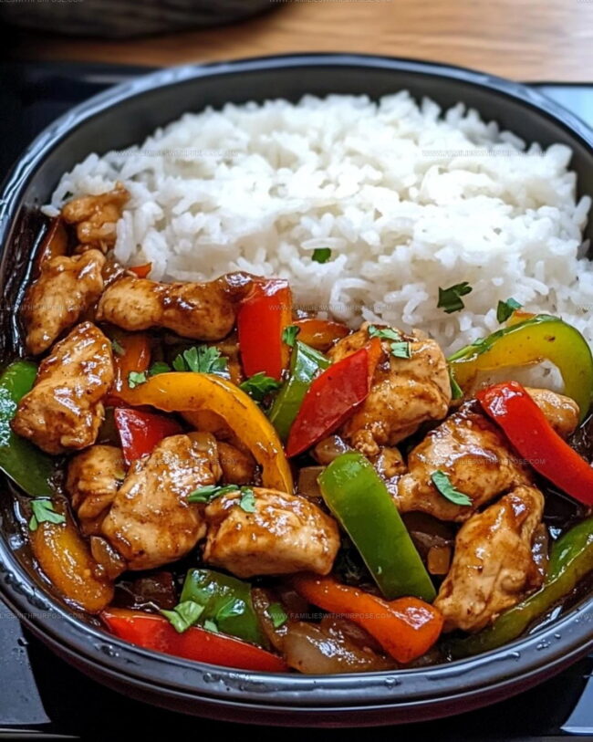 How to Cook Garlic Chicken Stir-Fry with Peppers