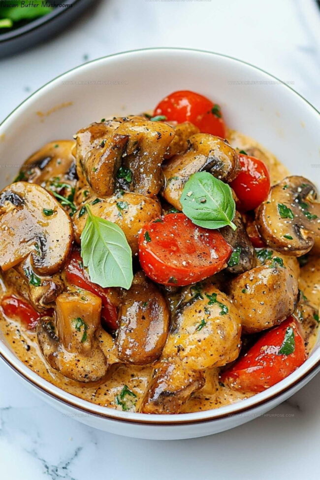 How to Make Tuscan Butter Mushrooms