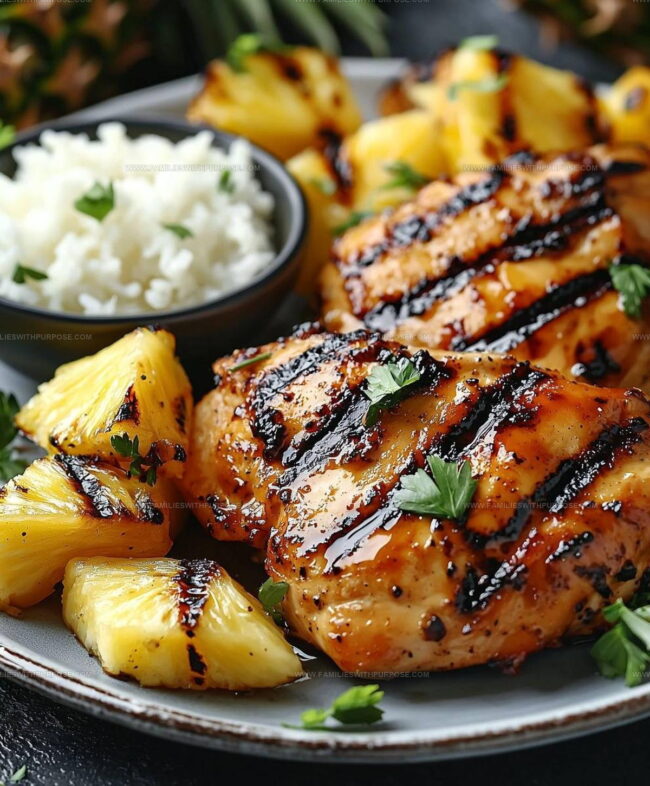 Directions for Cooking Aloha Chicken and Pineapple