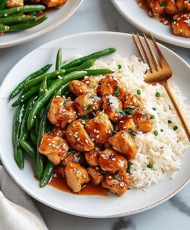 Helpful Cooking Notes For Sesame Chicken With Green Beans And Rice