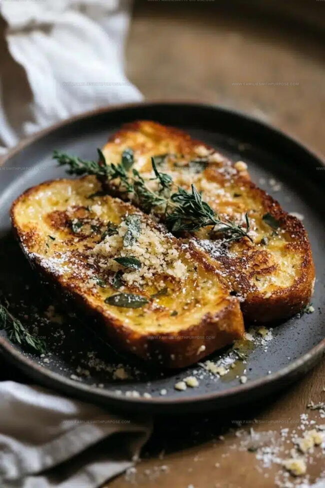 How to Store Savory Thyme and Sage French Toast