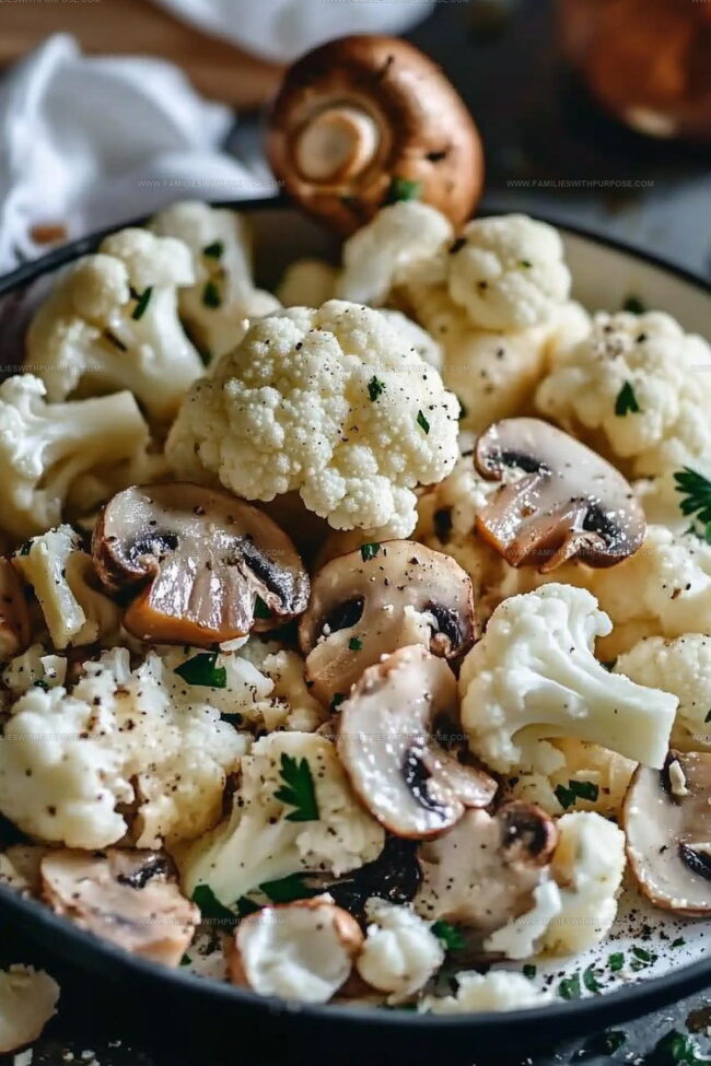 Why Garlic Cauliflower and Mushrooms Work Together