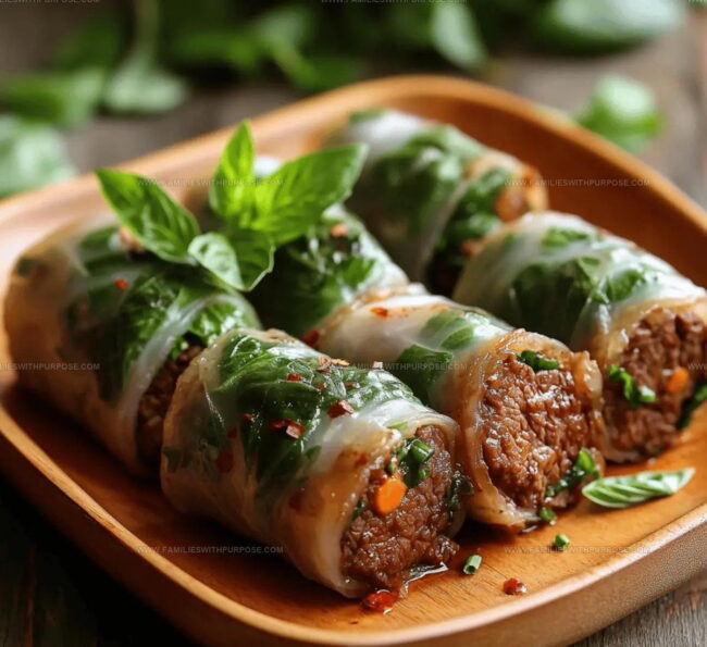 Why Thai Basil Beef Rolls Work for Quick Dinners