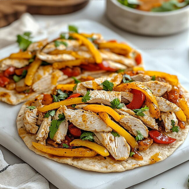 Chicken Fajita Flatbread Step-by-Step Guide
