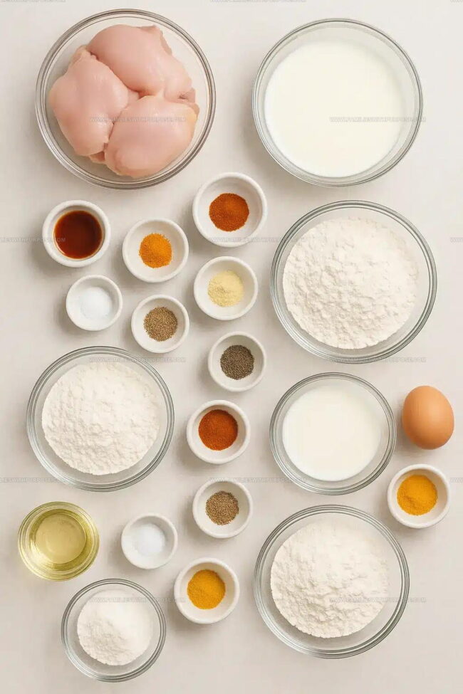 Chicken Batter And Waffle Ingredients For Southern Fried Chicken And Waffles