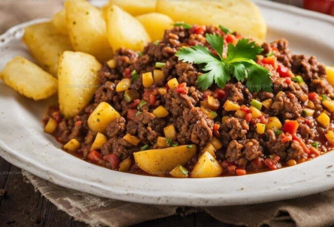 Making Picadillo Con Papa From Start to Finish