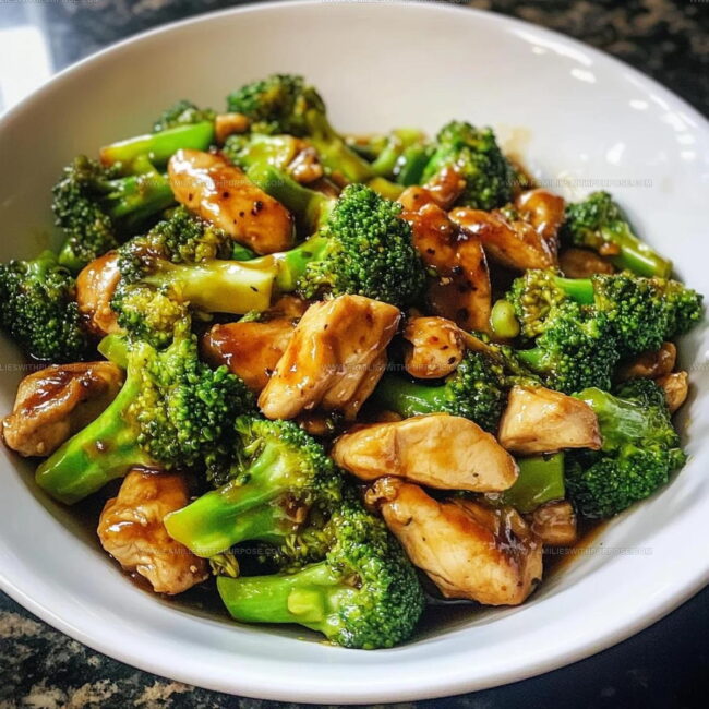 Preparation Steps for Chicken and Broccoli Stir Fry