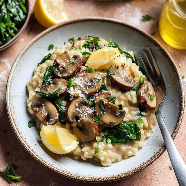 Step-by-Step Guide to Mushroom Spinach Risotto