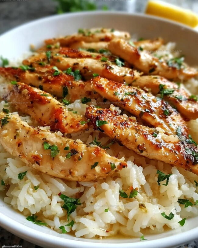 Cook Smarter With Chicken Scampi And Garlic Parmesan Rice