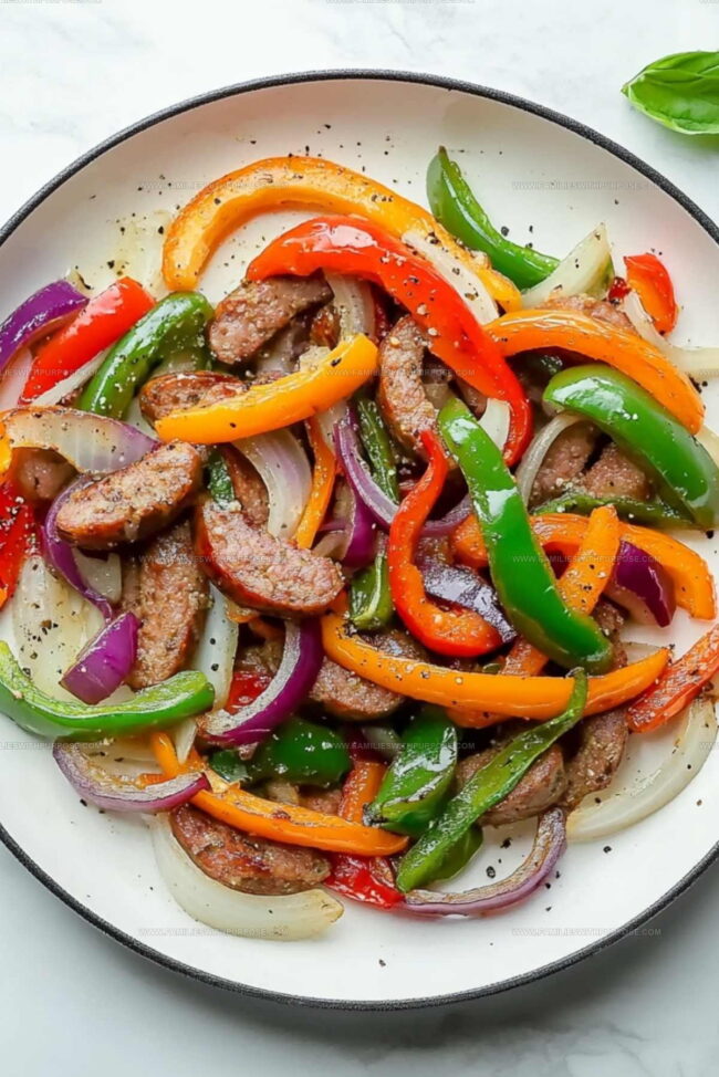 How to Make Italian Sausage Peppers and Onions