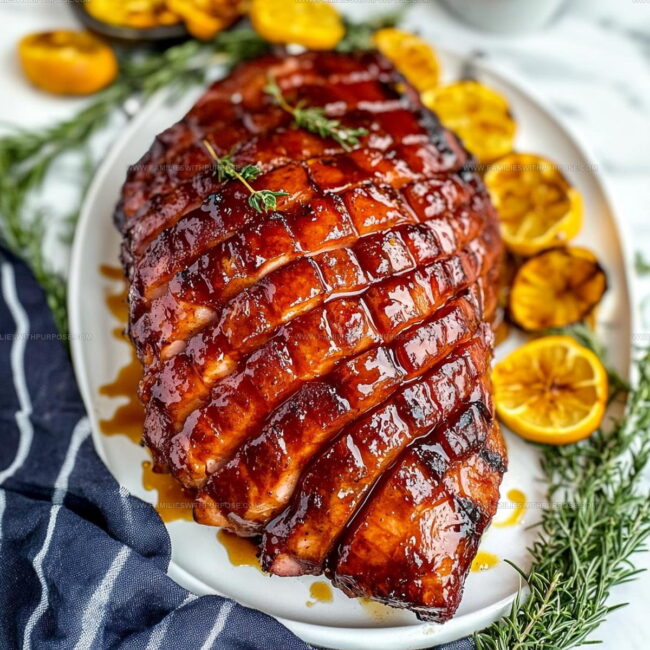 Why Bourbon Glazed Ham Steak Is So Easy to Love