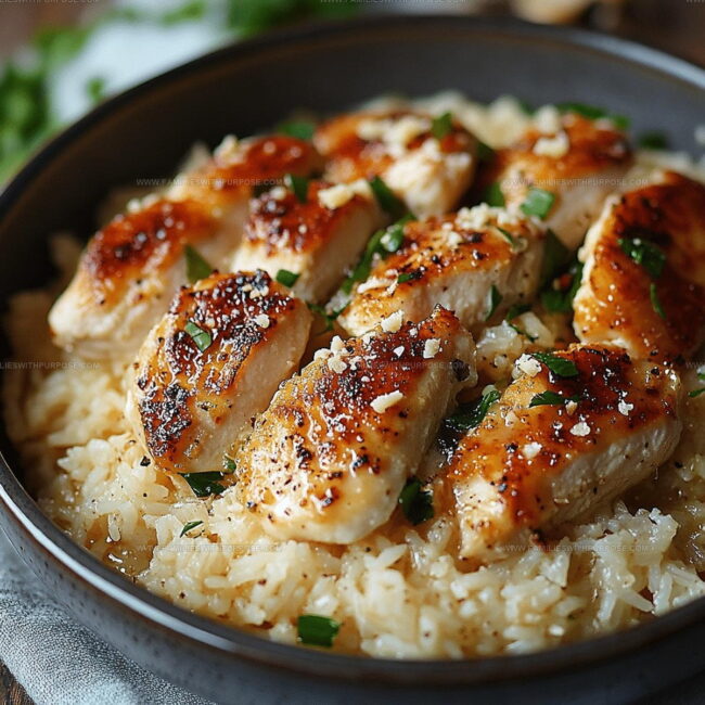 Helpful Notes for Chicken Scampi with Garlic Parmesan Rice