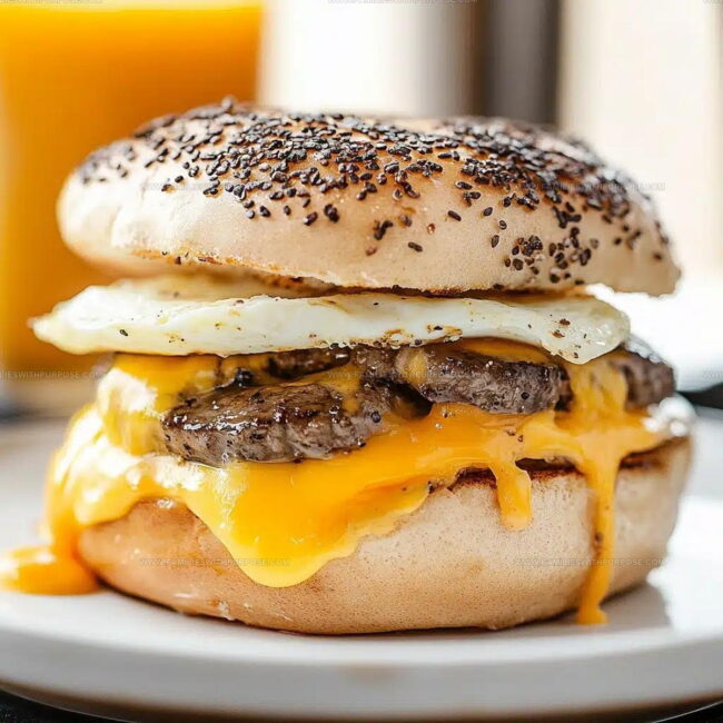 How to Prepare Steak Egg and Cheese Bagel