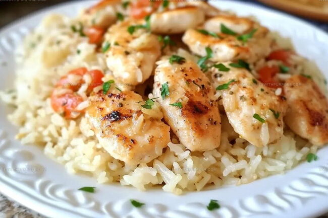 Complete Instructions for Chicken Scampi With Garlic Parmesan Rice
