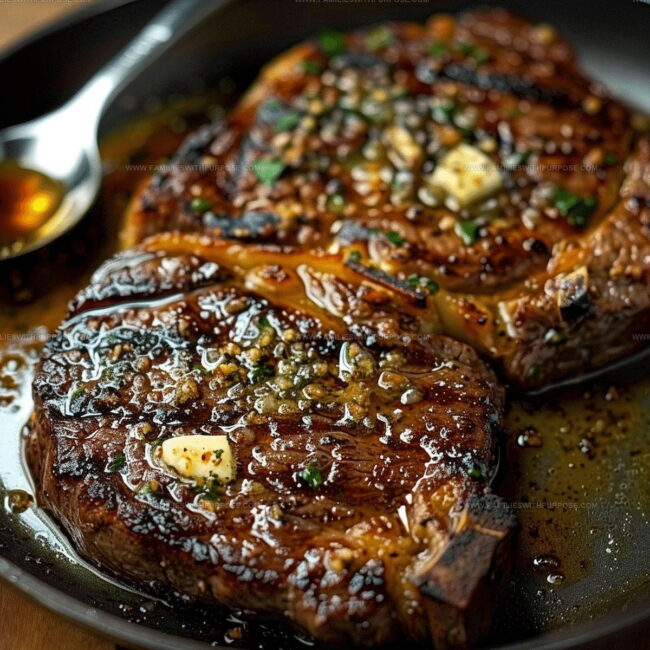 Pan-Seared Ribeye with Garlic Butter Cooking Method