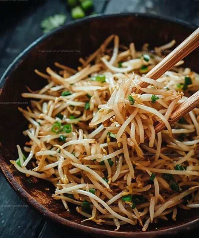 Easy Way to Make Crispy Bean Sprout Stir Fry