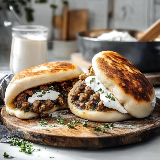 Highlights of Beef Mushroom Pita Pockets