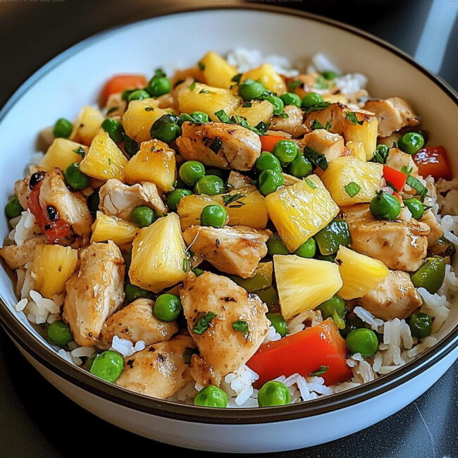 Simple Way to Make Pineapple Chicken Rice