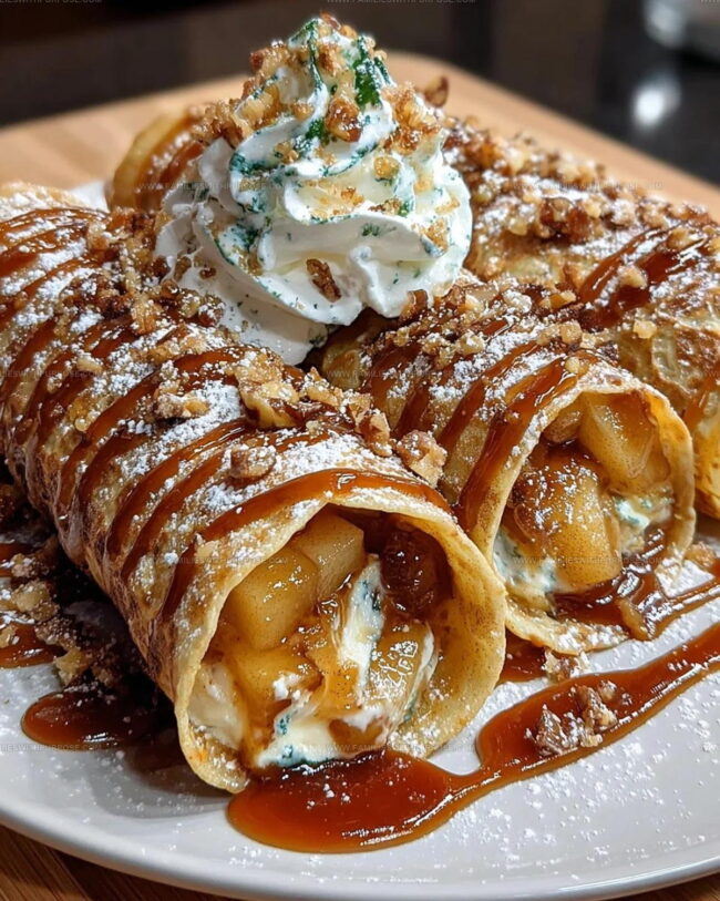 Why Sweet Apple Waffle Roll-Ups Are Always A Hit