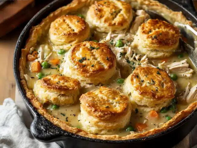 Ways to Top and Bake a Biscuit Crust Pot Pie