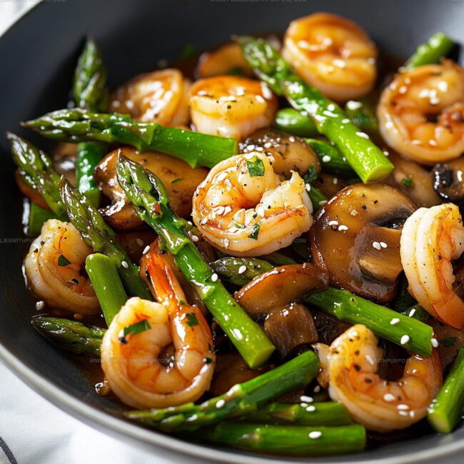 How to Stir-Fry Shrimp and Asparagus with Mushrooms Effectively