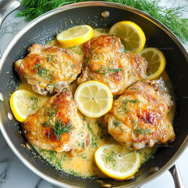 The Bright Results of Making Skillet Lemon Dill Chicken Thighs
