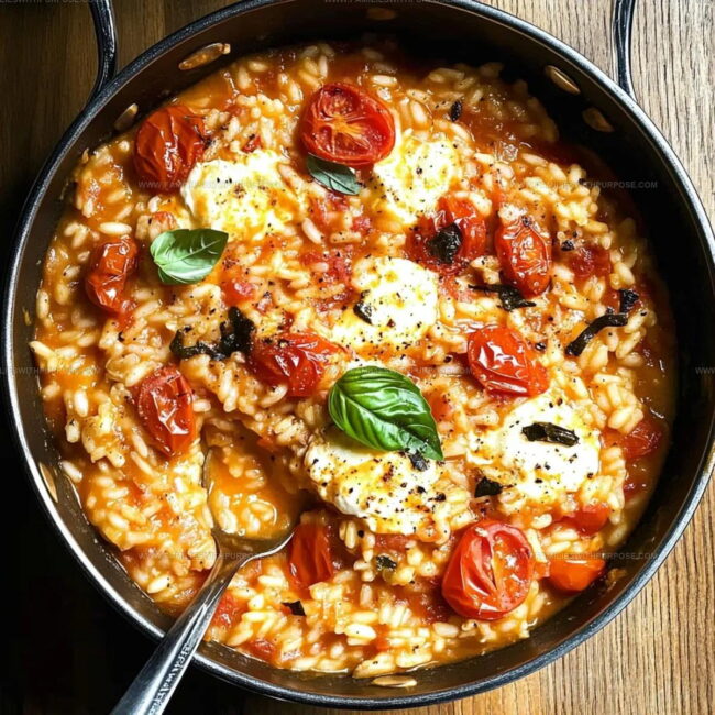 Fine-Tuning Tomato Mozzarella Risotto