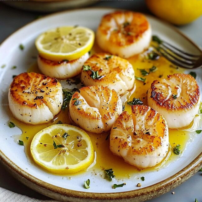 Cooking Steps for Lemon Butter Scallops