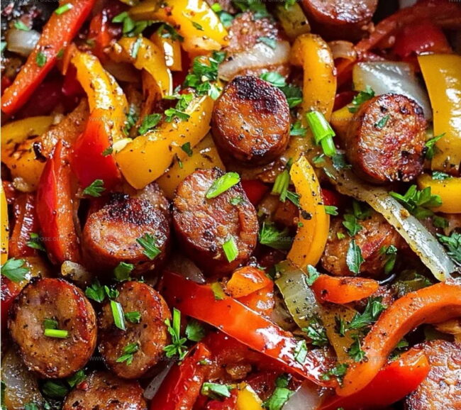 Detailed Instructions for Sausage and Peppers