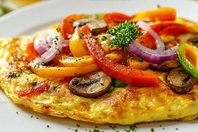 Clear Directions for Veggie Omelette Roll-Ups