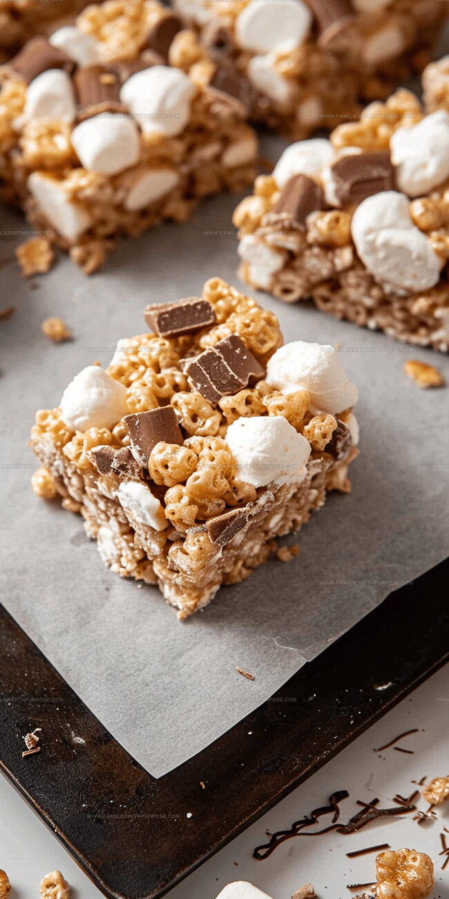 How To Make Smores Rice Krispies Treats