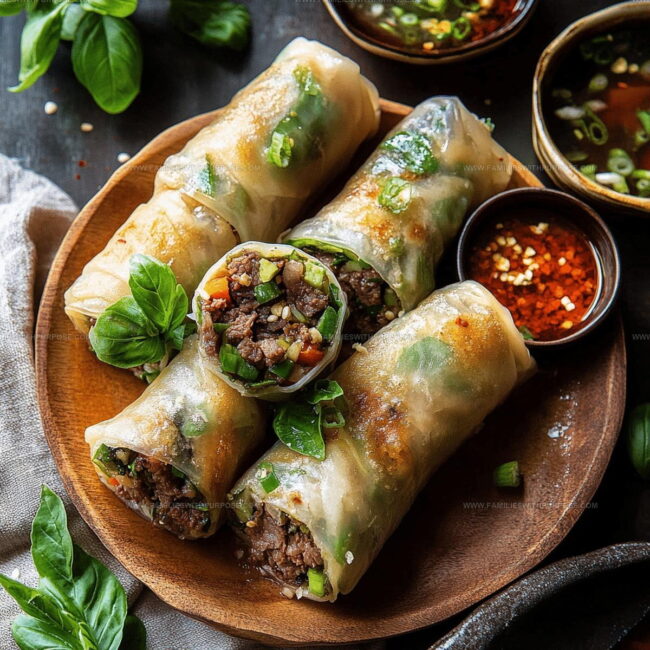 Cooking Method for Beef Rolls