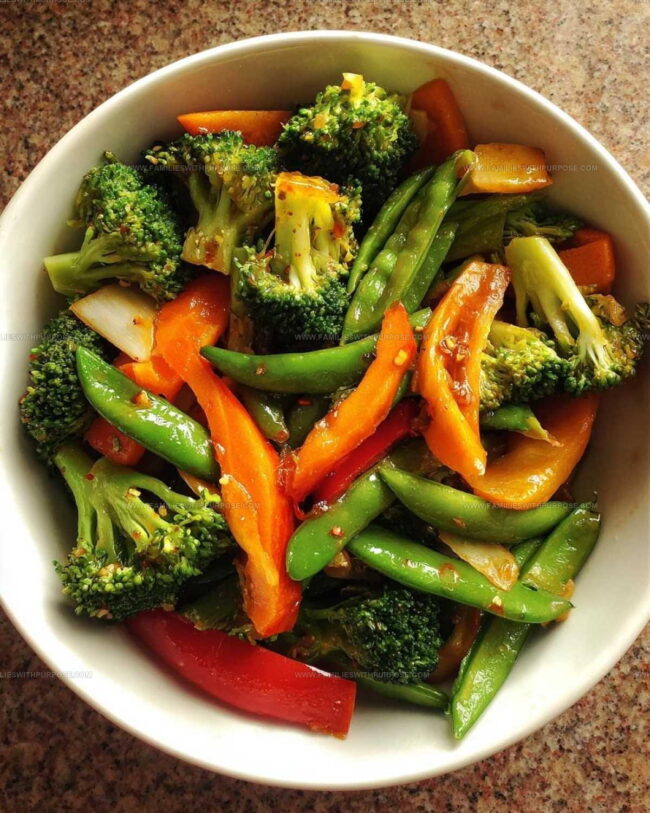 Keeping Veggie Stir Fry Bright And Fresh