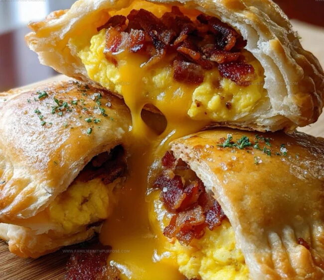 How to Bake Breakfast Hand Pies with Bacon and Egg