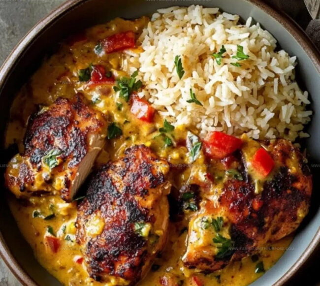 Storing And Reheating Peri-Peri Chicken Rice Bowls
