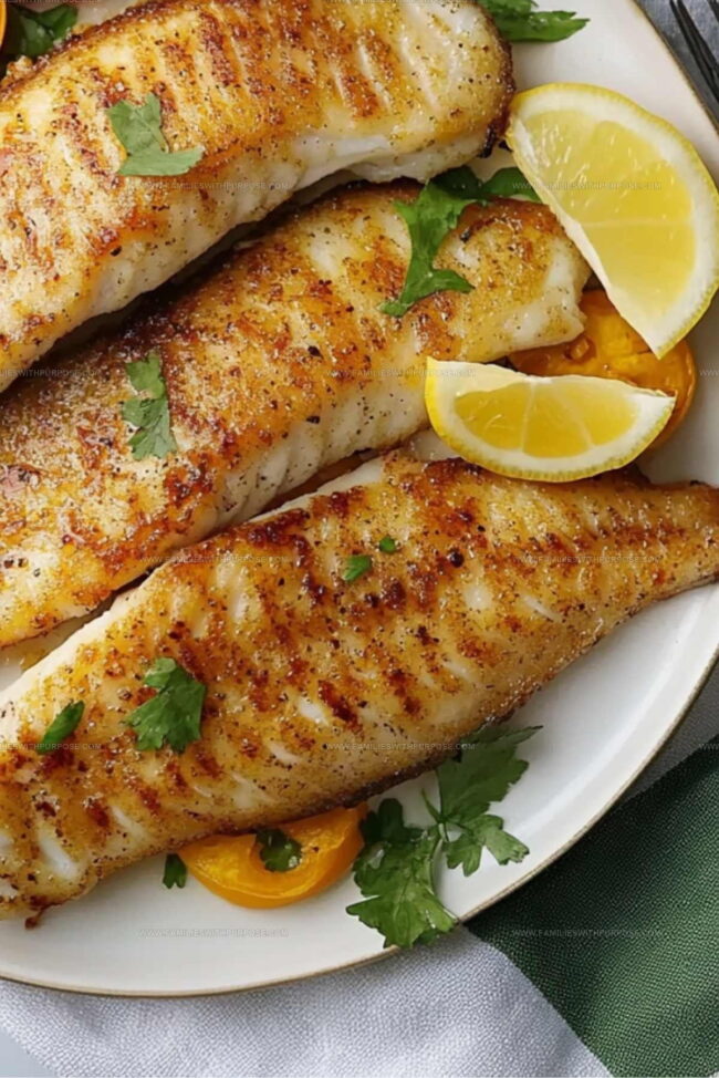Pan Seared Tilapia Cooking Steps