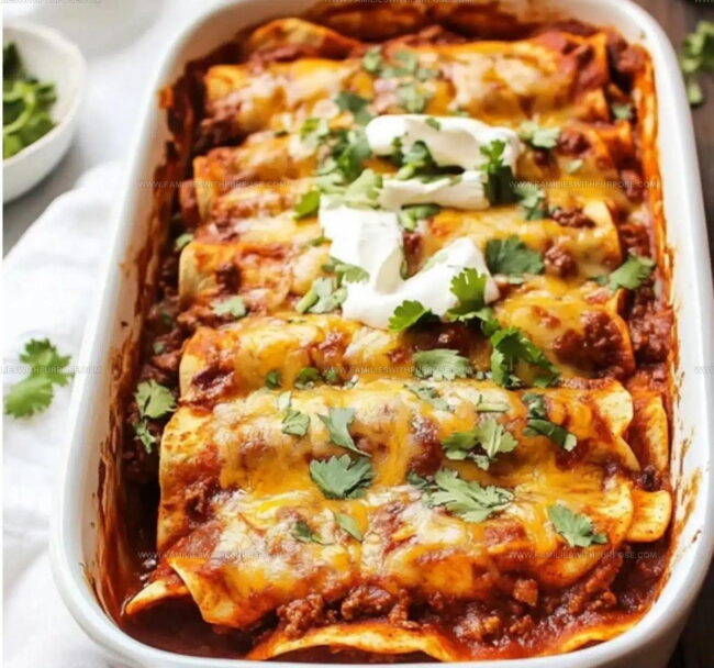 Keeping Enchiladas Tender And Fresh
