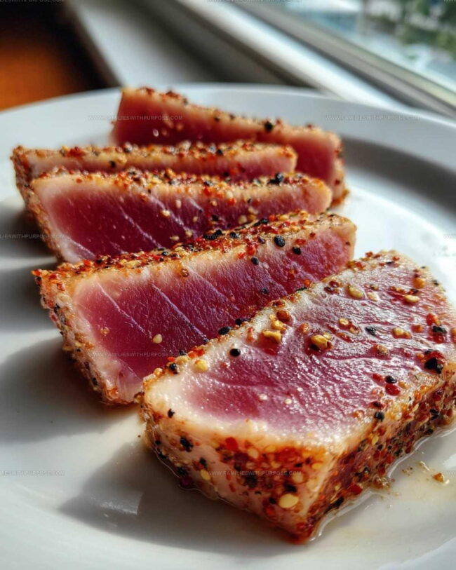 Quick Method For Perfectly Seared Tuna Steak