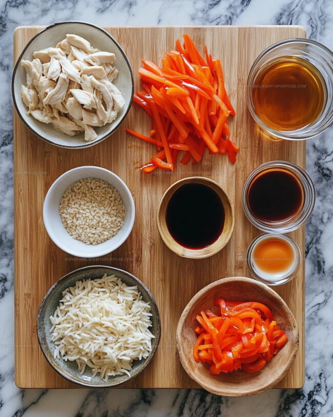 Why Sizzling Garlic Chicken Stir-Fry with Peppers & Steamed Rice Hits The Spot