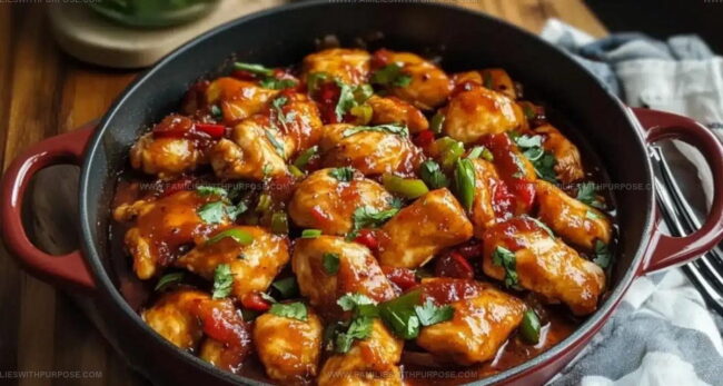 Steps Marrying Heat and Sweet Around Tender Chicken