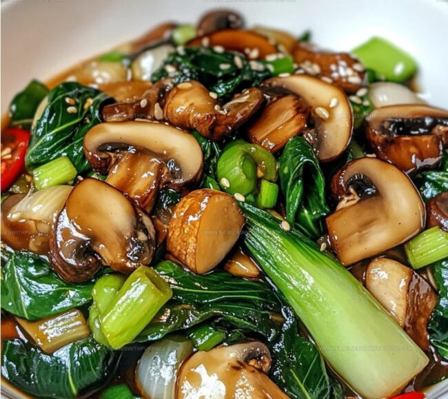 How to Prepare Bok Choy Mushroom Stir Fry