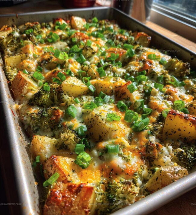 Step-by-Step Instructions for Loaded Broccoli Potato Pan